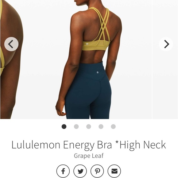 Lululemon Set | Aligns and High-Neck Energy Bra, Size 4 - Picture 7 of 8